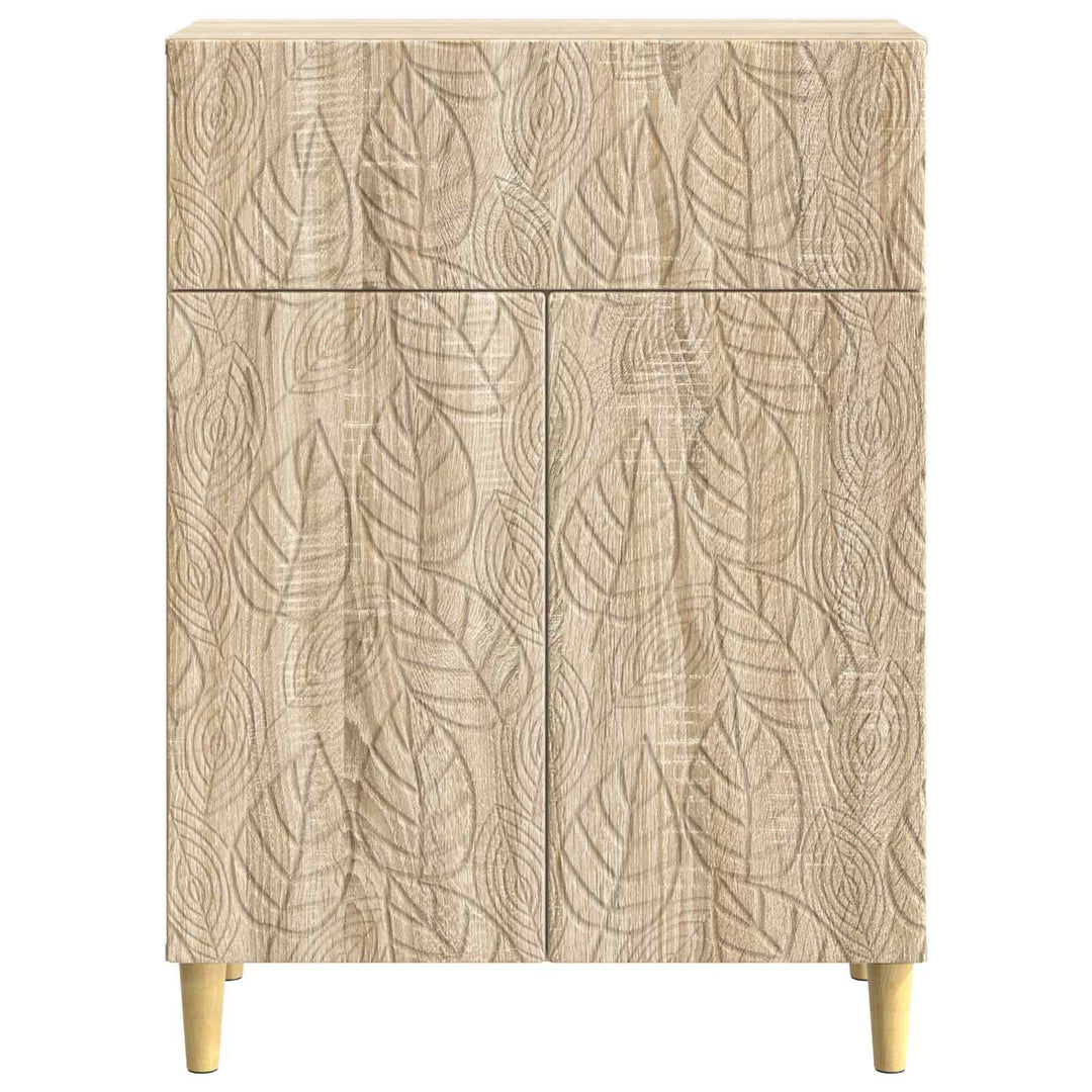 Sideboard Sonoma-eg 66 x 34,5 x 90 cm Konstrueret træ