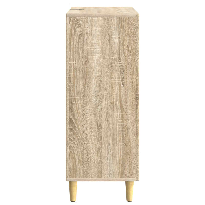 Sideboard Sonoma-eg 66 x 34,5 x 90 cm Konstrueret træ