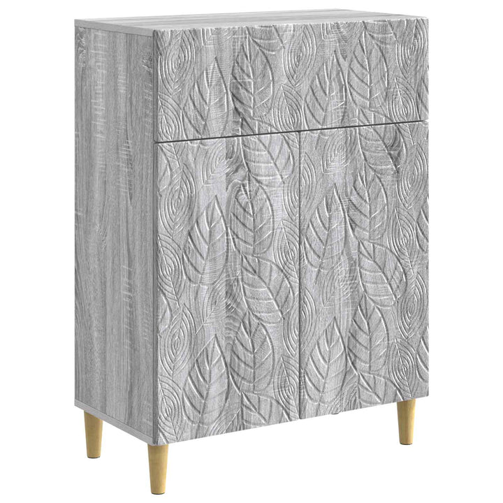 Sideboard Grå Sonoma 66 x 34,5 x 90 cm Konstrueret træ