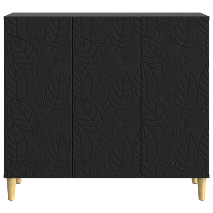 Sideboard Sort 89 x 34,5 x 80 cm Konstrueret træ