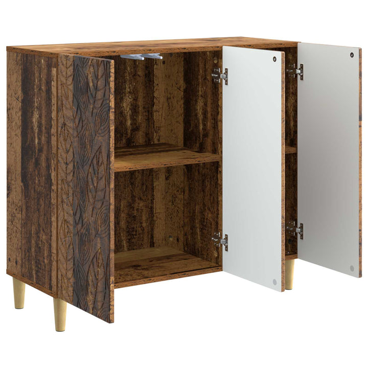 Sideboard Gammelt træ 89 x 34,5 x 80 cm Konstrueret træ