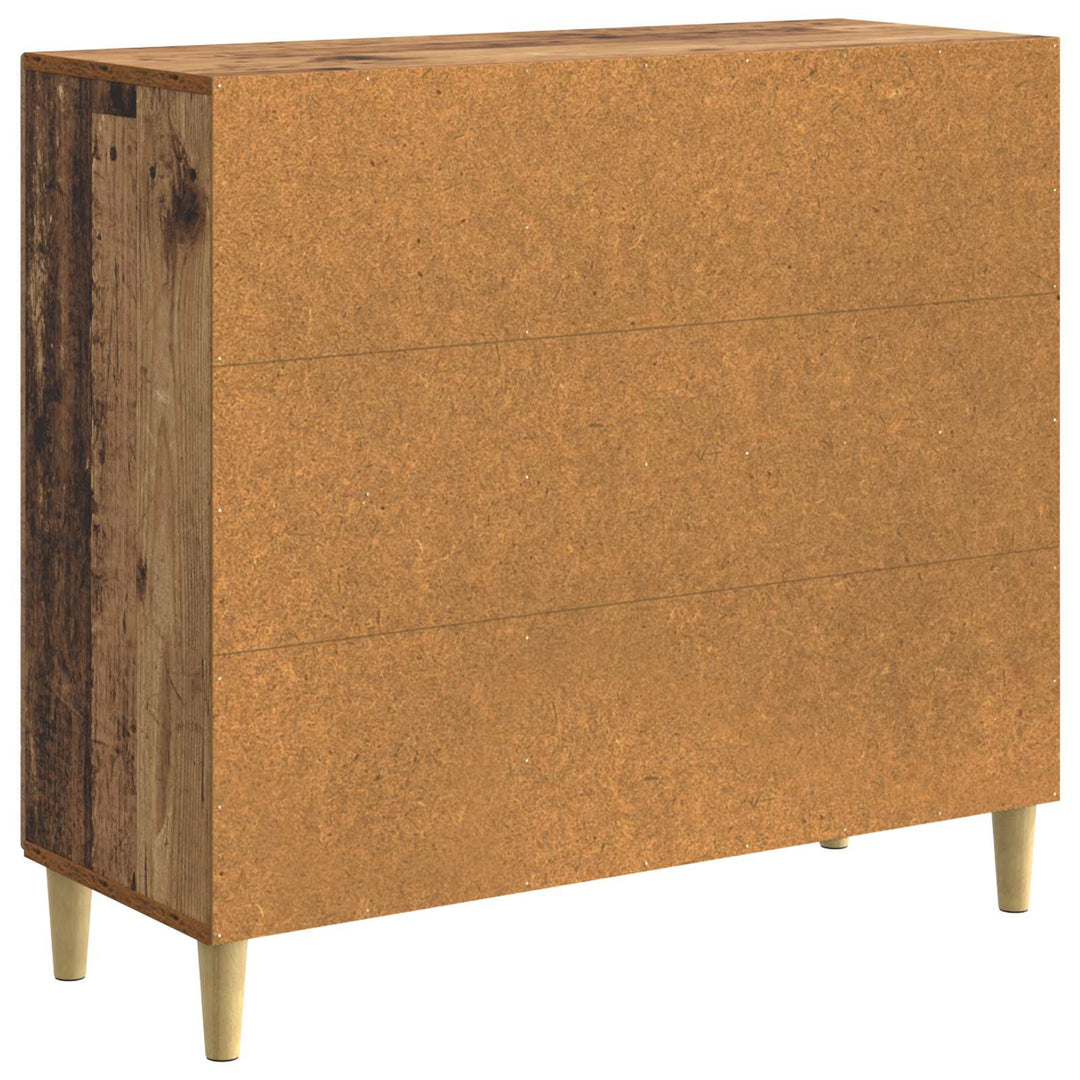 Sideboard Gammelt træ 89 x 34,5 x 80 cm Konstrueret træ