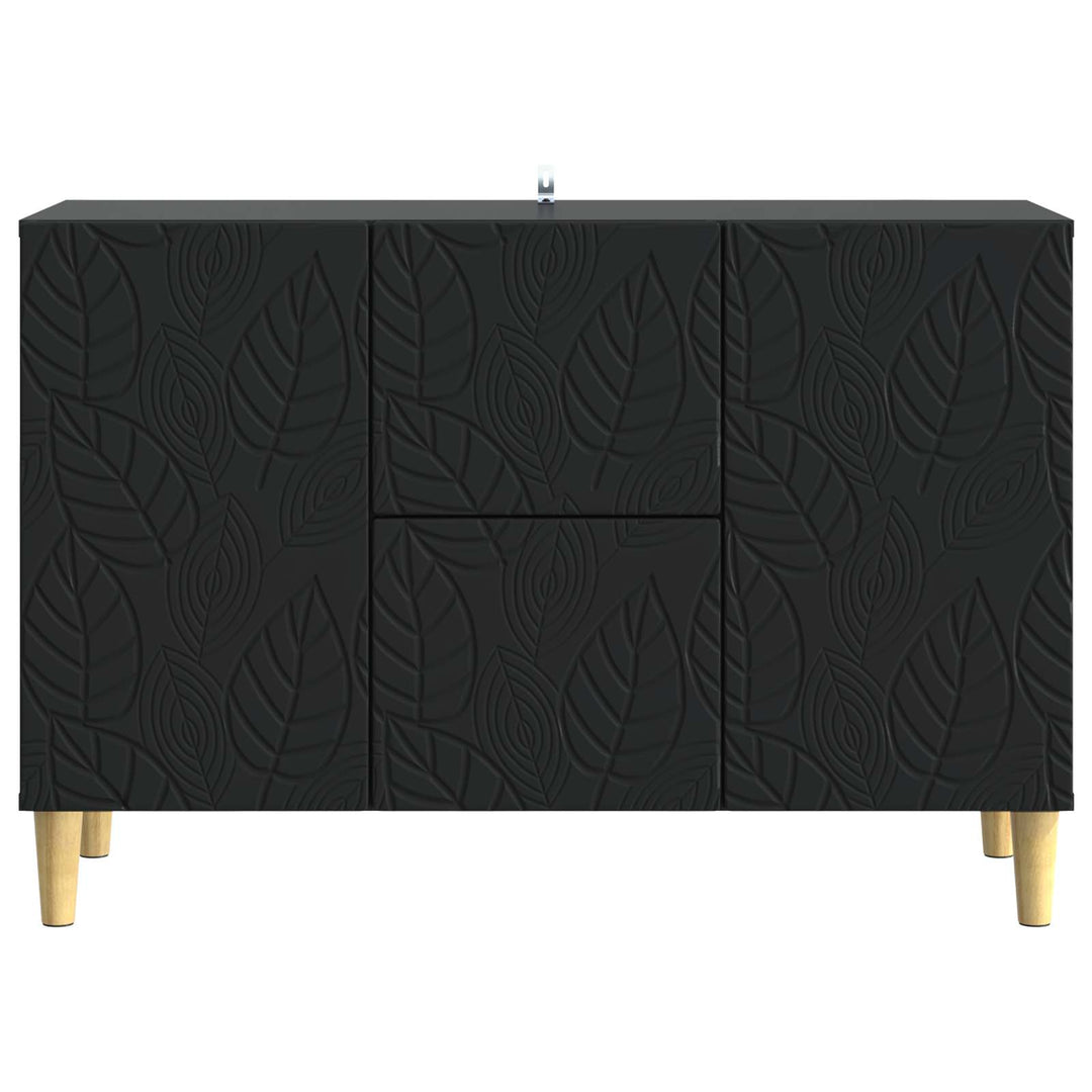 Sideboard Sort 89 x 34,5 x 60 cm Konstrueret træ