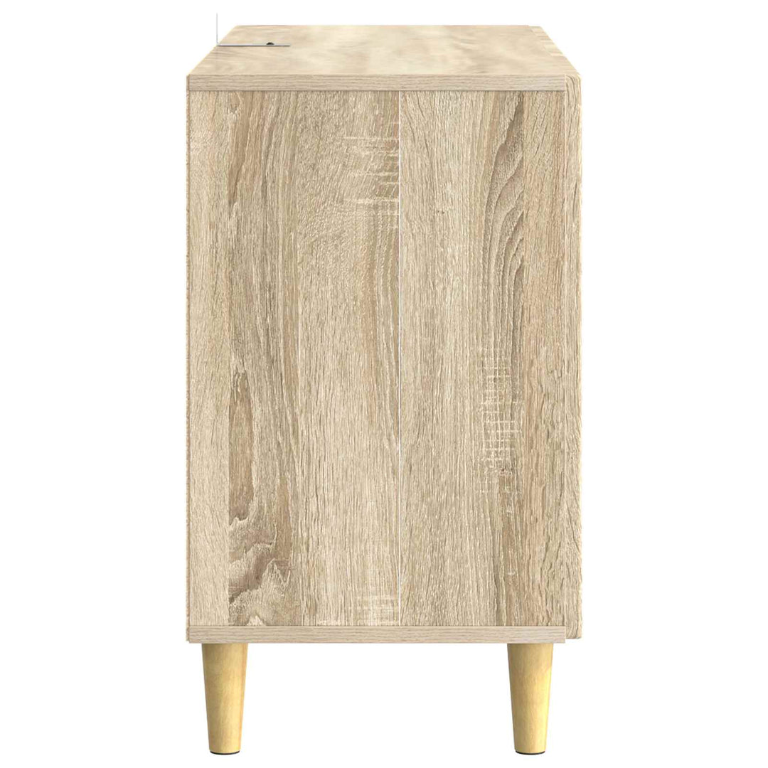 Sideboard Sonoma-eg 89 x 34,5 x 60 cm Konstrueret træ