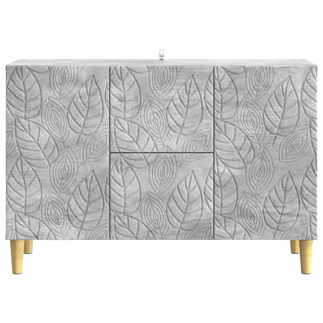 Sideboard Betongrå 89 x 34,5 x 60 cm Konstrueret træ