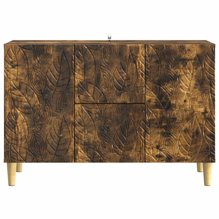 Sideboard Røget eg 89 x 34,5 x 60 cm Konstrueret træ