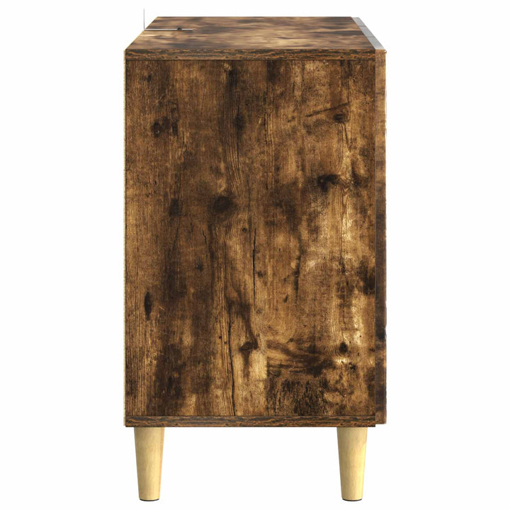 Sideboard Røget eg 89 x 34,5 x 60 cm Konstrueret træ