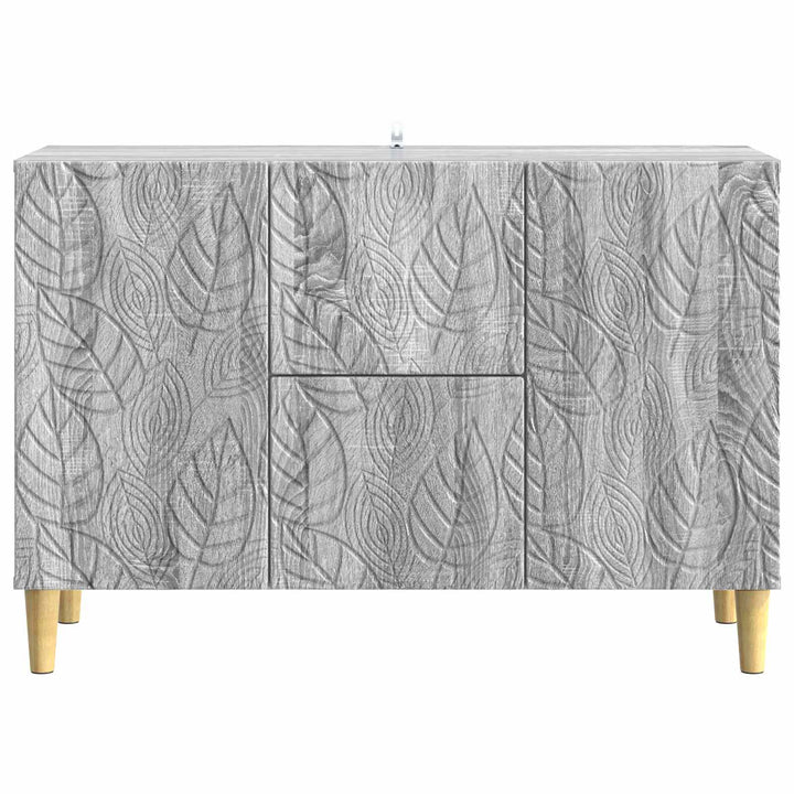 Sideboard Grå Sonoma 89 x 34,5 x 60 cm Konstrueret træ