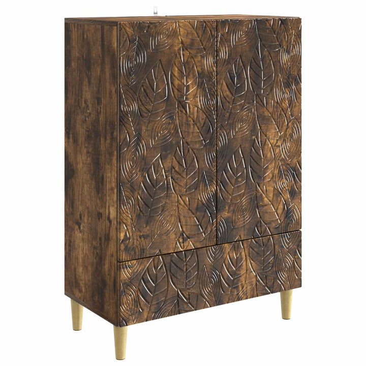 Sideboard Røget eg 66 x 34,5 x 95 cm Konstrueret træ