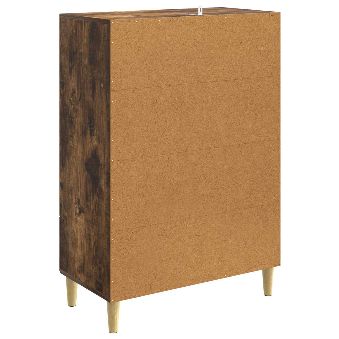 Sideboard Røget eg 66 x 34,5 x 95 cm Konstrueret træ
