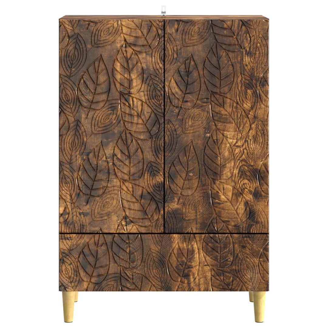 Sideboard Røget eg 66 x 34,5 x 95 cm Konstrueret træ