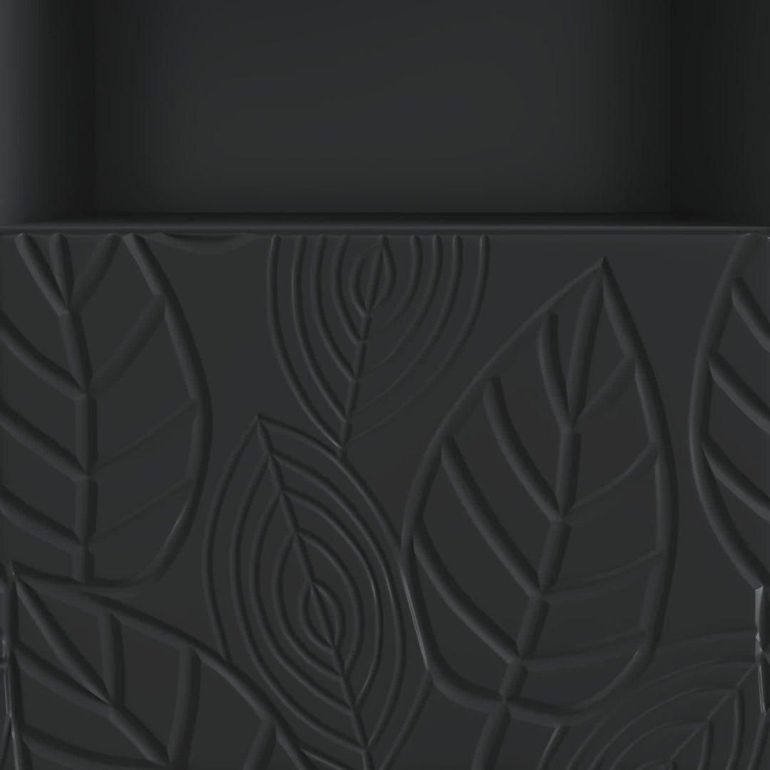 TV-skab 102 x 34,5 x 50 cm Sort Konstrueret træ