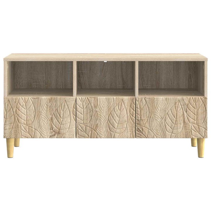 TV-skab 102 x 34,5 x 50 cm Sonoma-eg Konstrueret træ