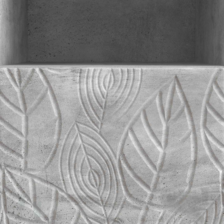 TV-skab 102 x 34,5 x 50 cm Betongrå Konstrueret træ