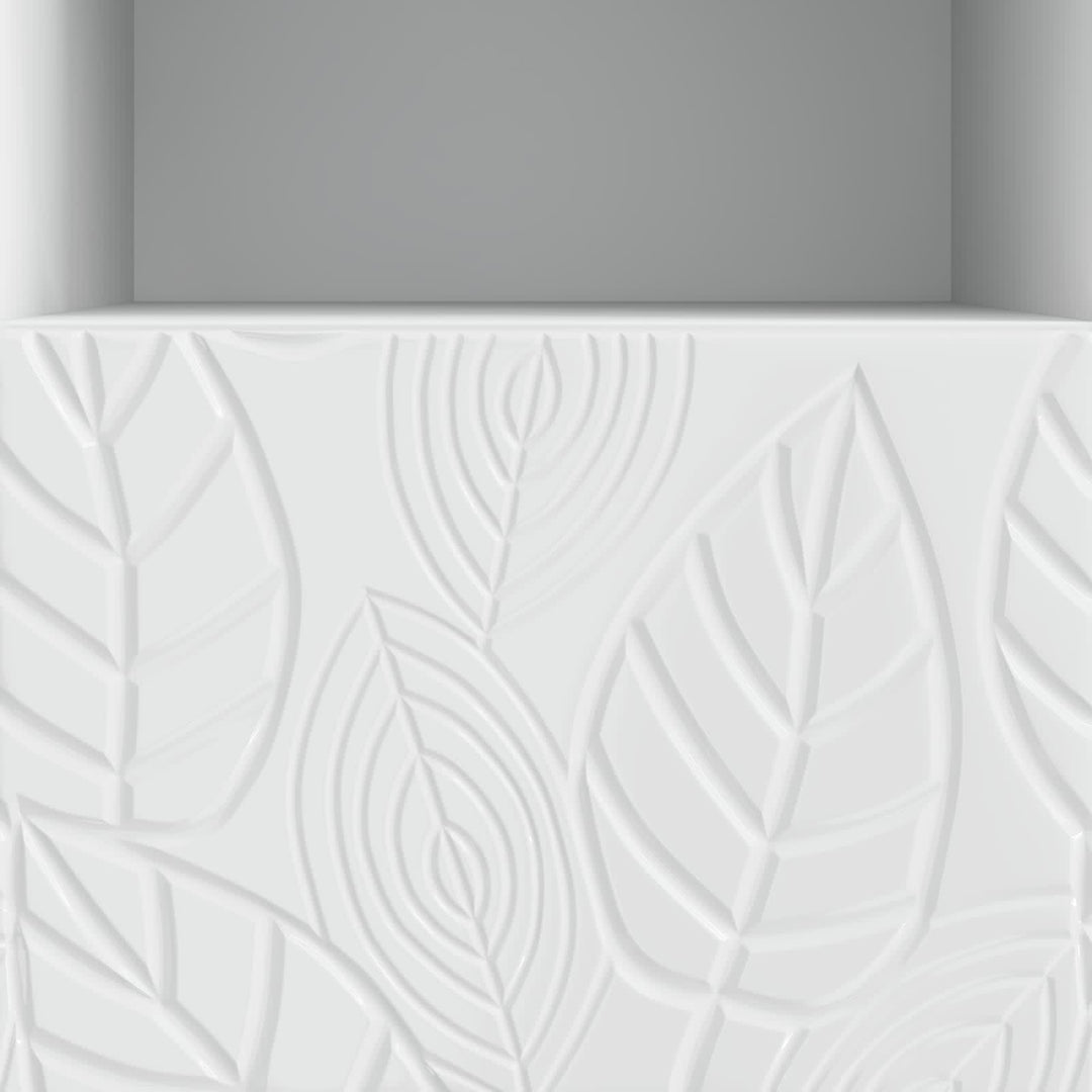 TV-skab 102 x 34,5 x 50 cm Hvid højglans Konstrueret træ