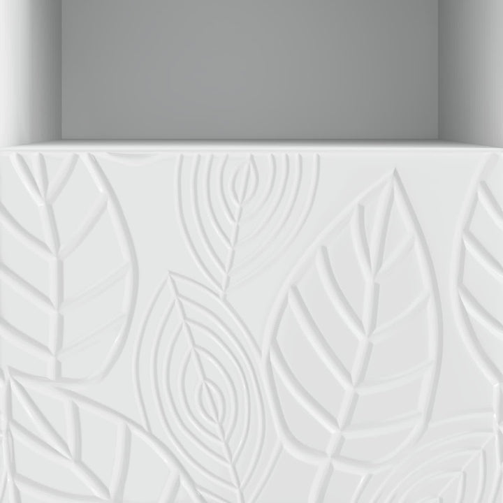 TV-skab 102 x 34,5 x 50 cm Hvid højglans Konstrueret træ