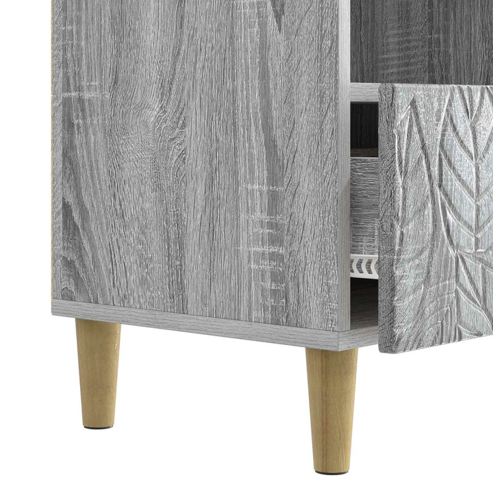 TV-skab 102 x 34,5 x 50 cm Grå Sonoma Konstrueret træ