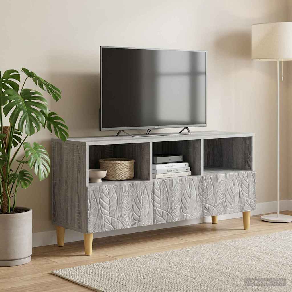 TV-skab 102 x 34,5 x 50 cm Grå Sonoma Konstrueret træ