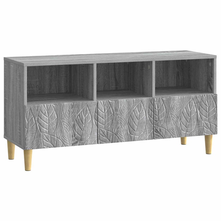 TV-skab 102 x 34,5 x 50 cm Grå Sonoma Konstrueret træ