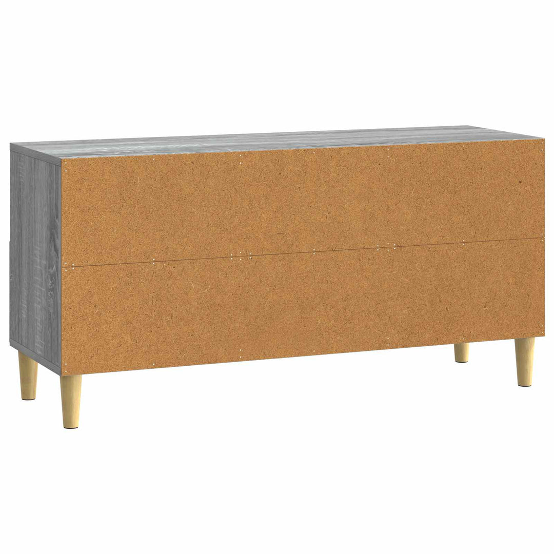 TV-skab 102 x 34,5 x 50 cm Grå Sonoma Konstrueret træ