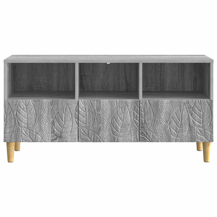 TV-skab 102 x 34,5 x 50 cm Grå Sonoma Konstrueret træ
