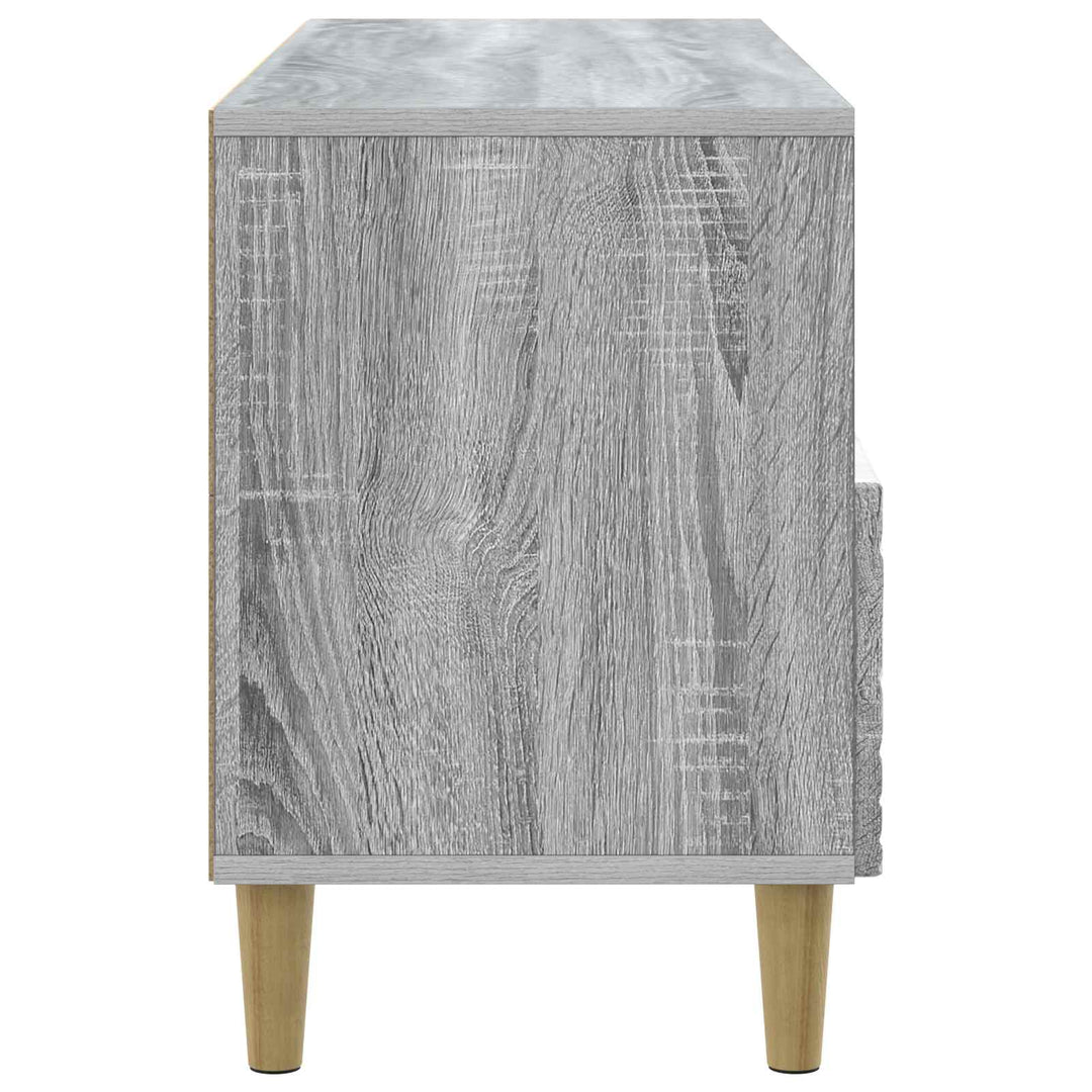 TV-skab 102 x 34,5 x 50 cm Grå Sonoma Konstrueret træ