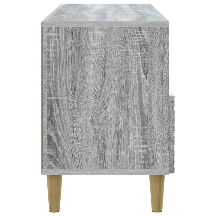 TV-skab 102 x 34,5 x 50 cm Grå Sonoma Konstrueret træ