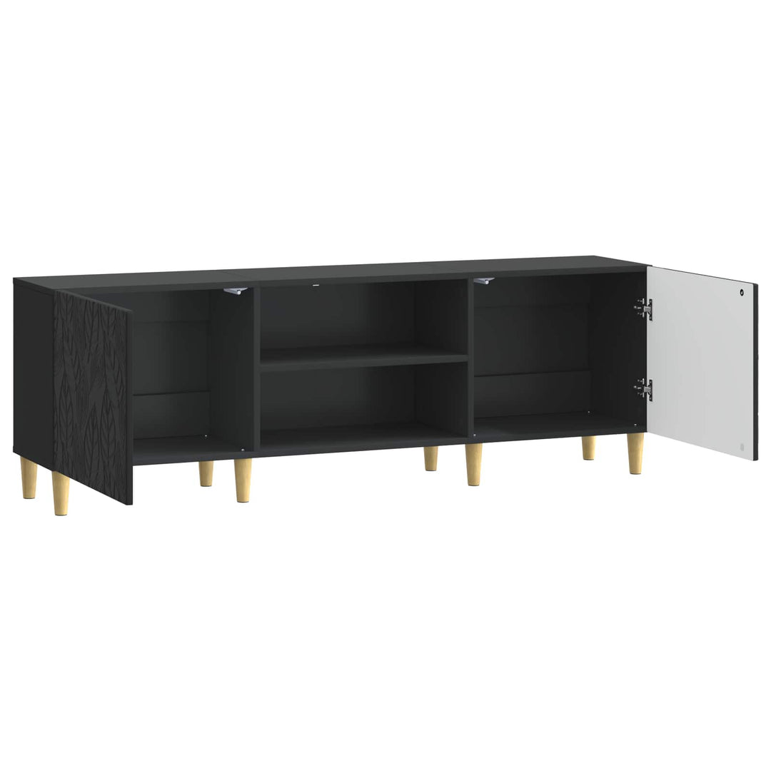 TV-skab 150 x 31 x 50 cm Sort Konstrueret træ