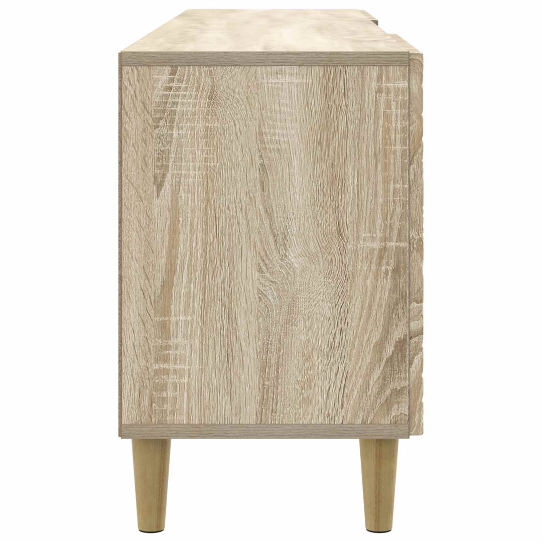 TV-skab 150 x 31 x 50 cm Sonoma-eg Konstrueret træ