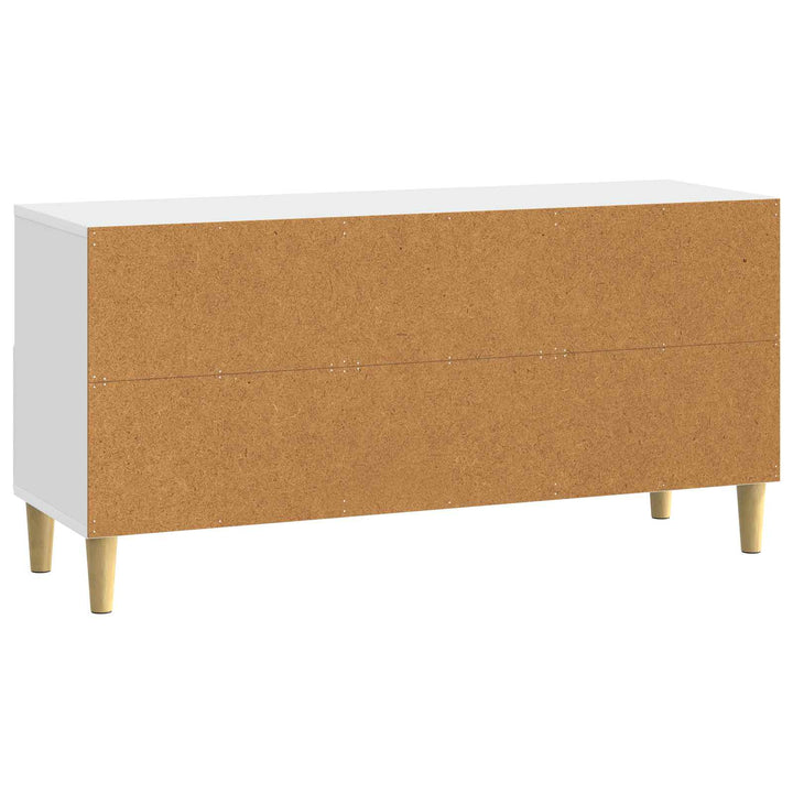 TV-skab 102 x 34,5 x 50 cm Hvid Konstrueret træ