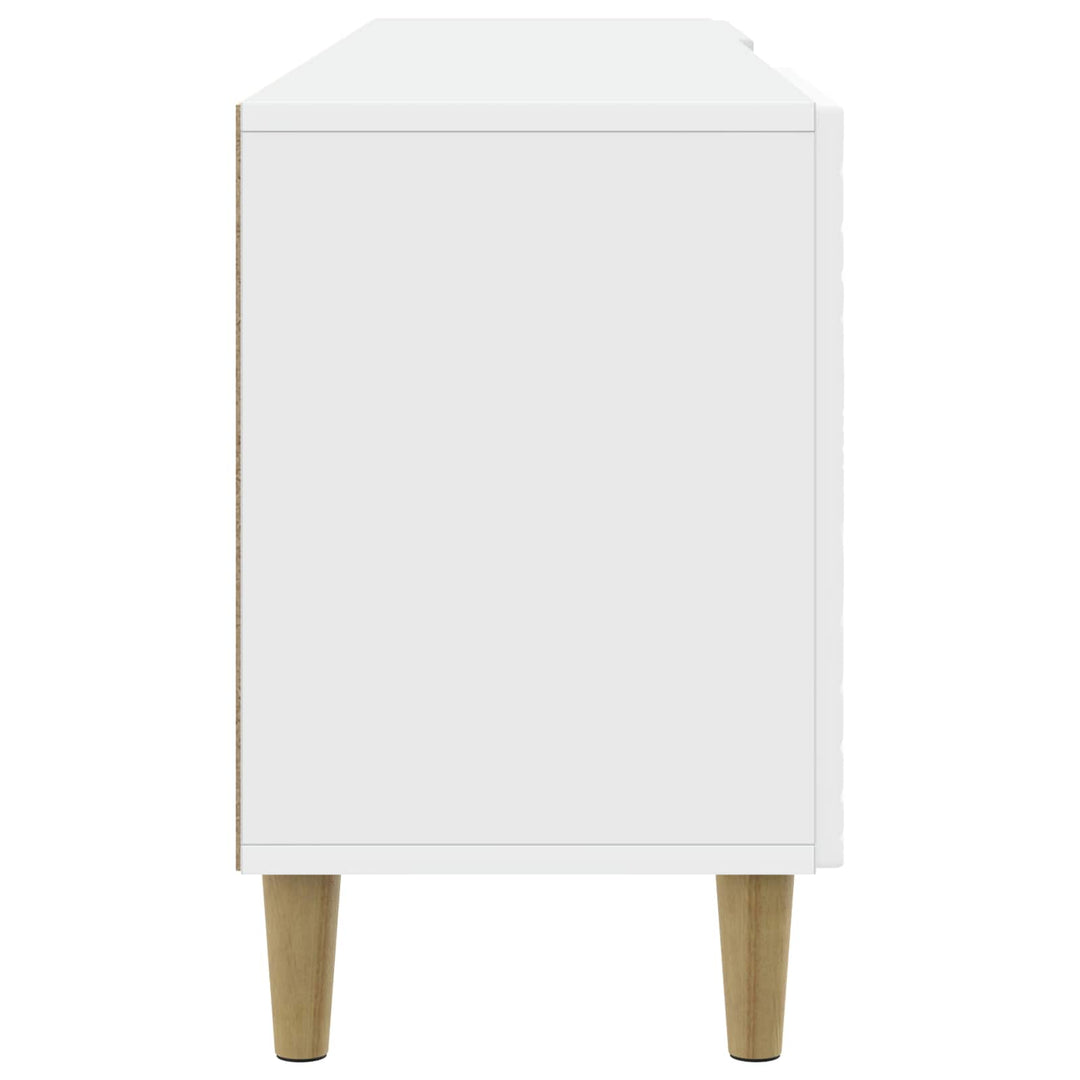 TV-skab 102 x 34,5 x 50 cm Hvid Konstrueret træ