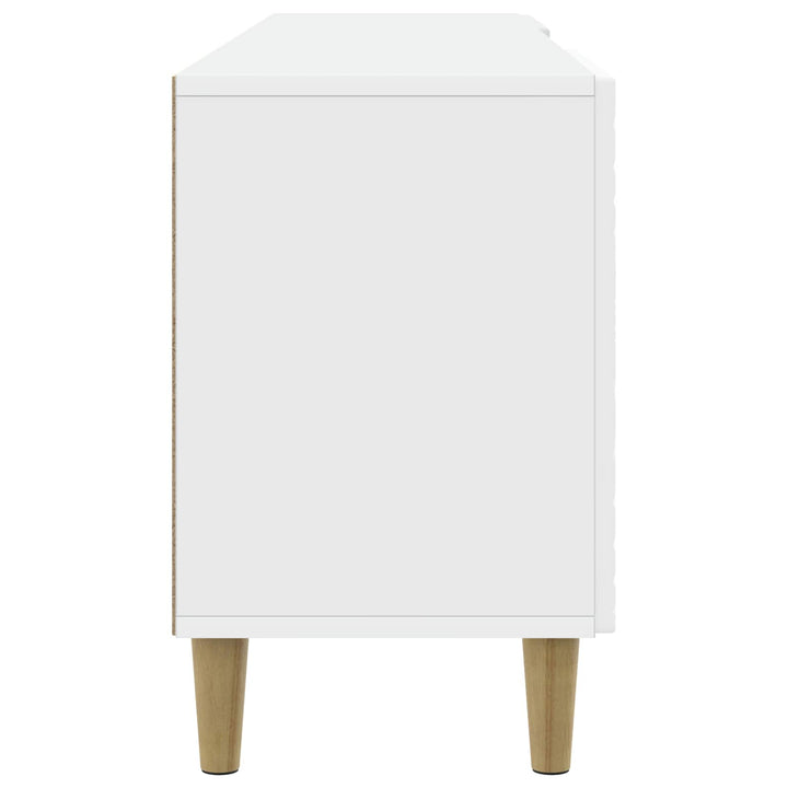 TV-skab 102 x 34,5 x 50 cm Hvid Konstrueret træ
