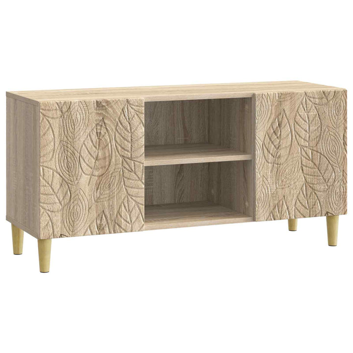 TV-skab 102 x 34,5 x 50 cm Sonoma-eg Konstrueret træ