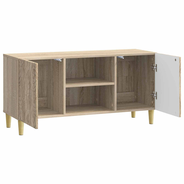 TV-skab 102 x 34,5 x 50 cm Sonoma-eg Konstrueret træ