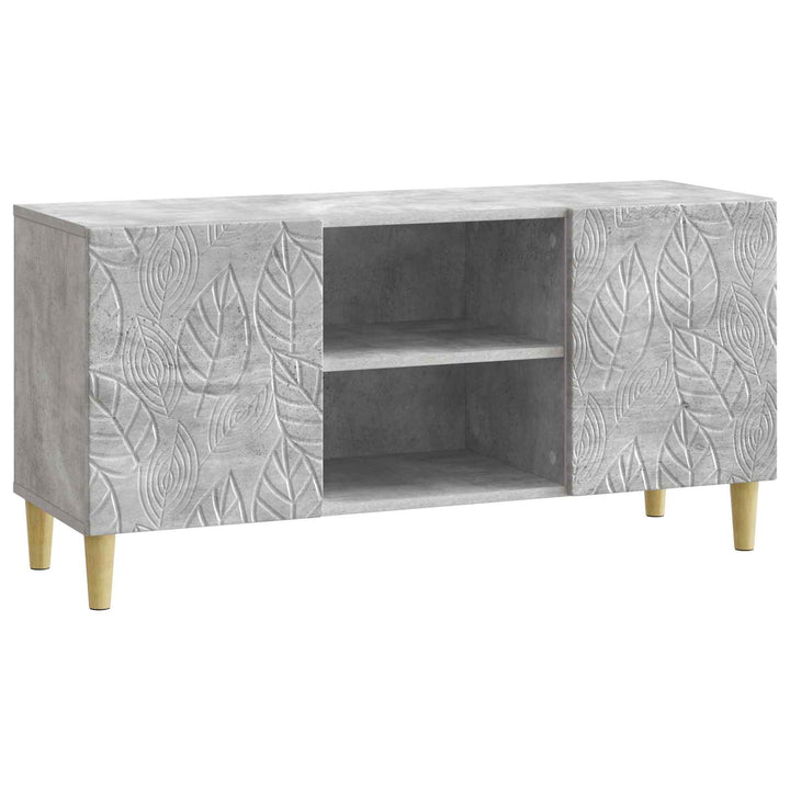 TV-skab 102 x 34,5 x 50 cm Betongrå Konstrueret træ