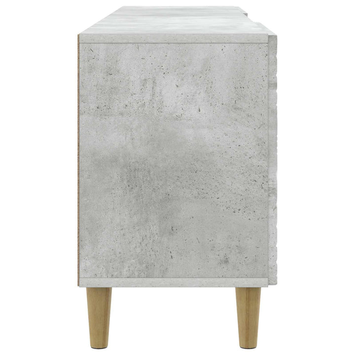 TV-skab 102 x 34,5 x 50 cm Betongrå Konstrueret træ