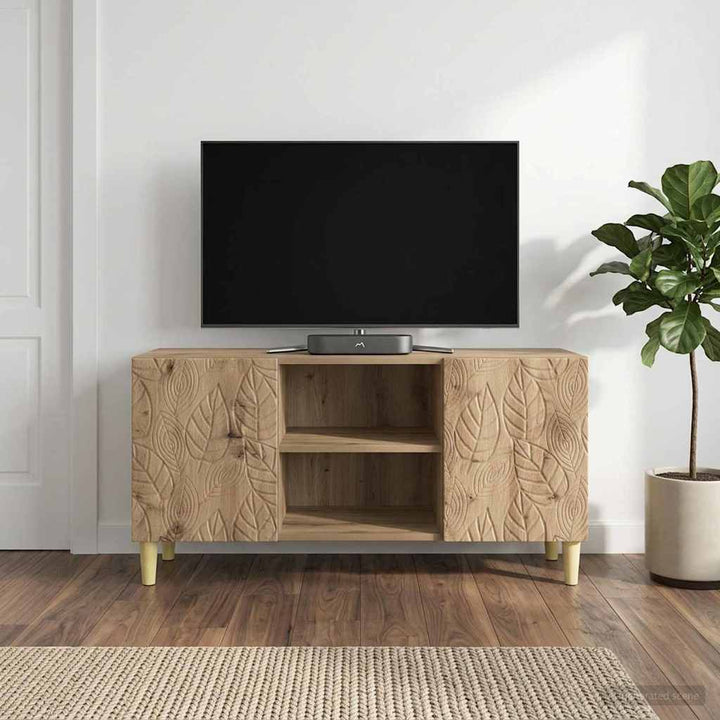 TV-skab 102 x 34,5 x 50 cm Artisan-eg Konstrueret træ