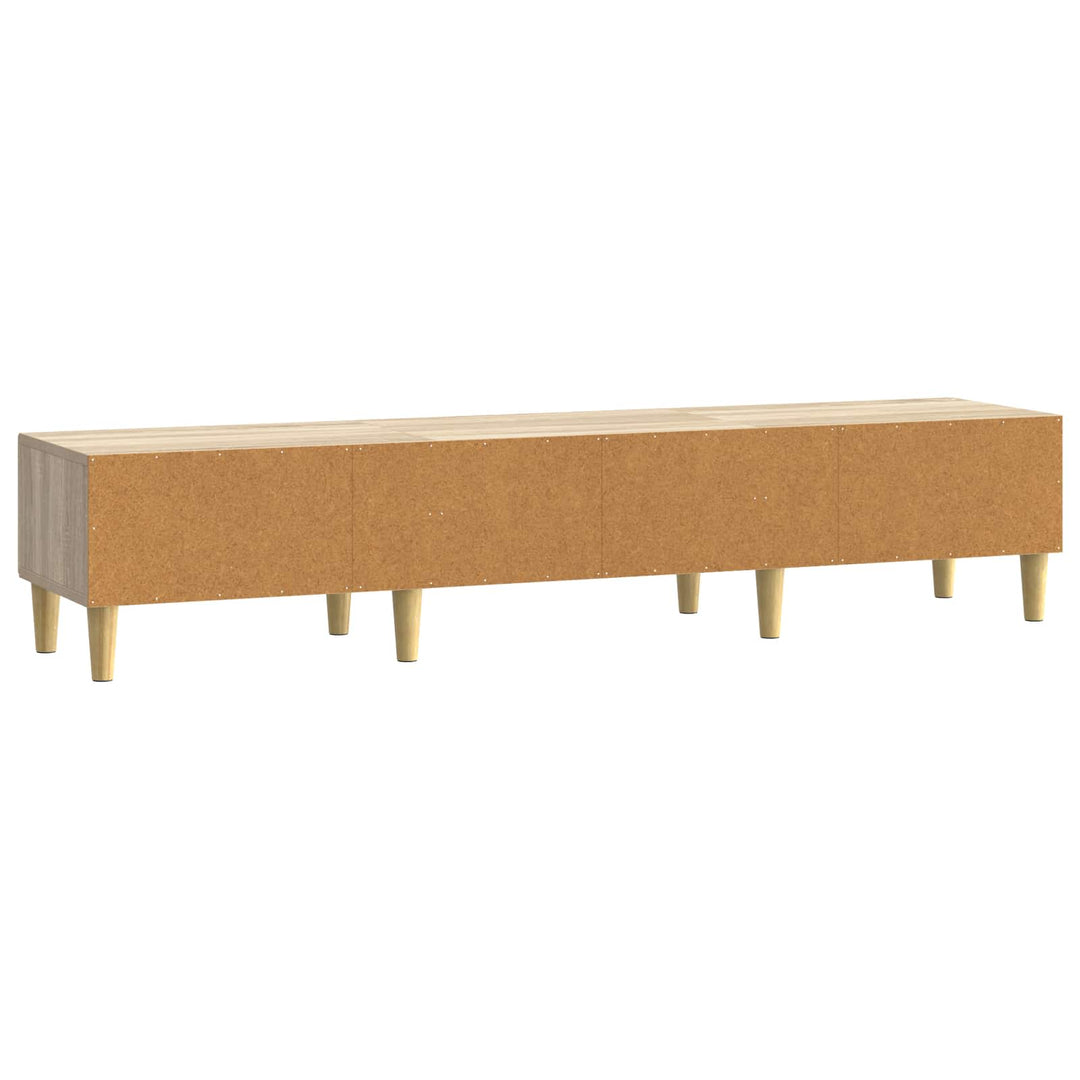 TV-skab 147 x 34,5 x 30 cm Sonoma-eg Konstrueret træ
