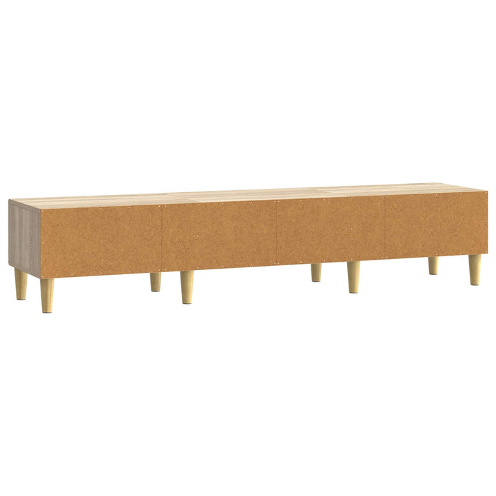 TV-skab 147 x 34,5 x 30 cm Sonoma-eg Konstrueret træ