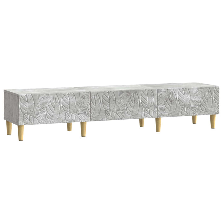 TV-skab 147 x 34,5 x 30 cm Betongrå Konstrueret træ