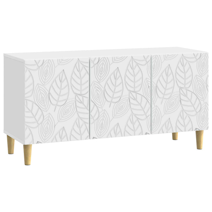TV-skab 99 x 34,5 x 50 cm Hvid Konstrueret træ