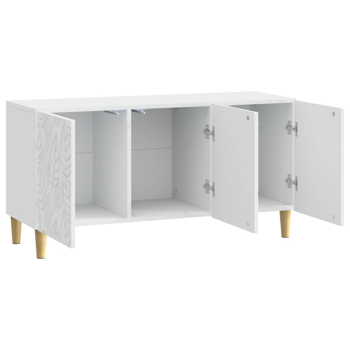 TV-skab 99 x 34,5 x 50 cm Hvid Konstrueret træ