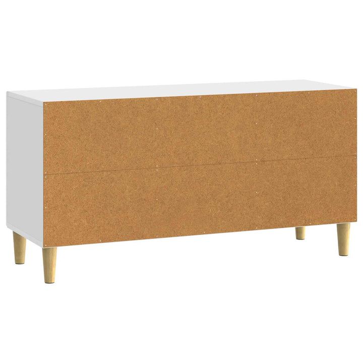 TV-skab 99 x 34,5 x 50 cm Hvid højglans Konstrueret træ