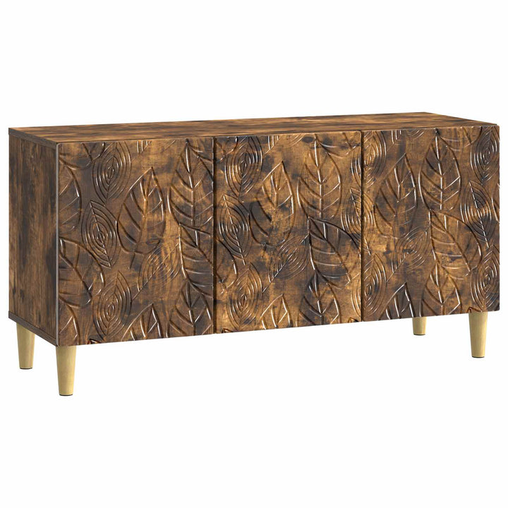 TV-skab 99 x 34,5 x 50 cm Røget eg Konstrueret træ