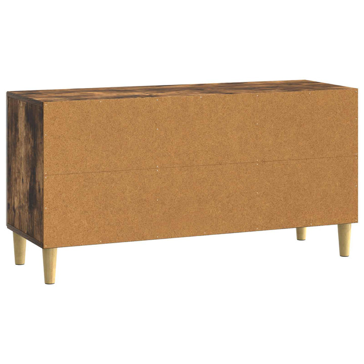 TV-skab 99 x 34,5 x 50 cm Røget eg Konstrueret træ