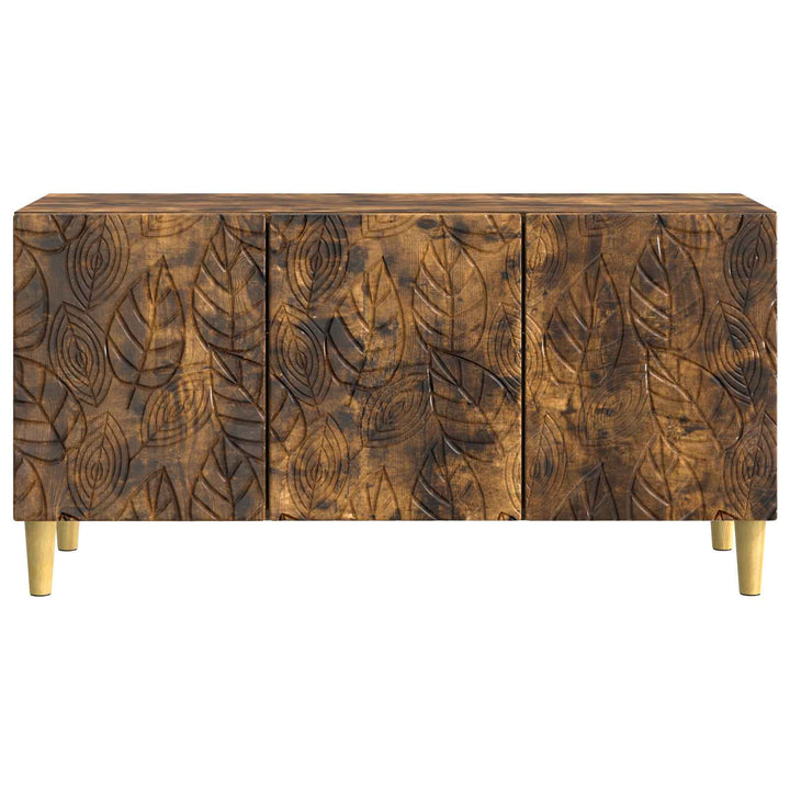 TV-skab 99 x 34,5 x 50 cm Røget eg Konstrueret træ