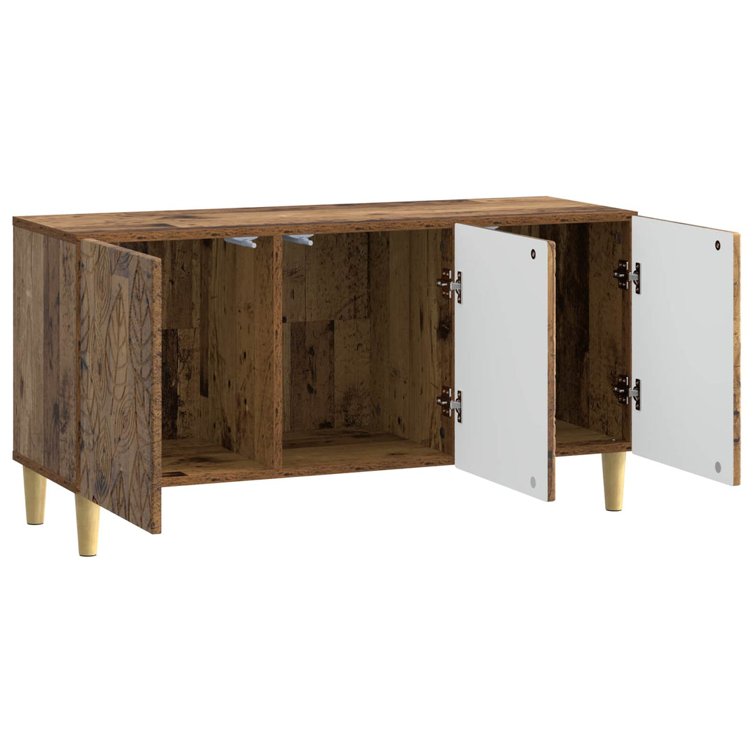 TV-skab 99 x 34,5 x 50 cm Gammelt træ Konstrueret træ