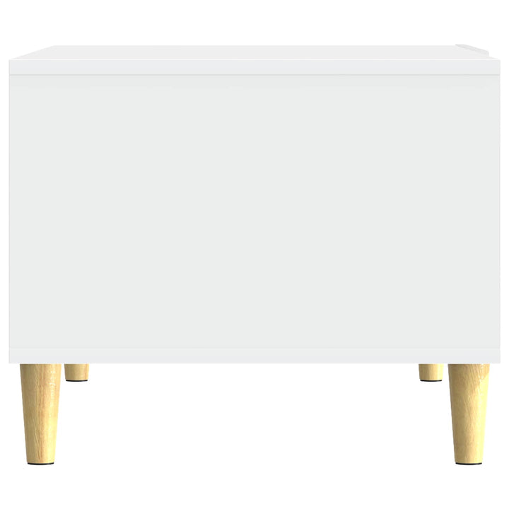 Sofabord Hvid 90 x 50 x 40 cm Konstrueret træ