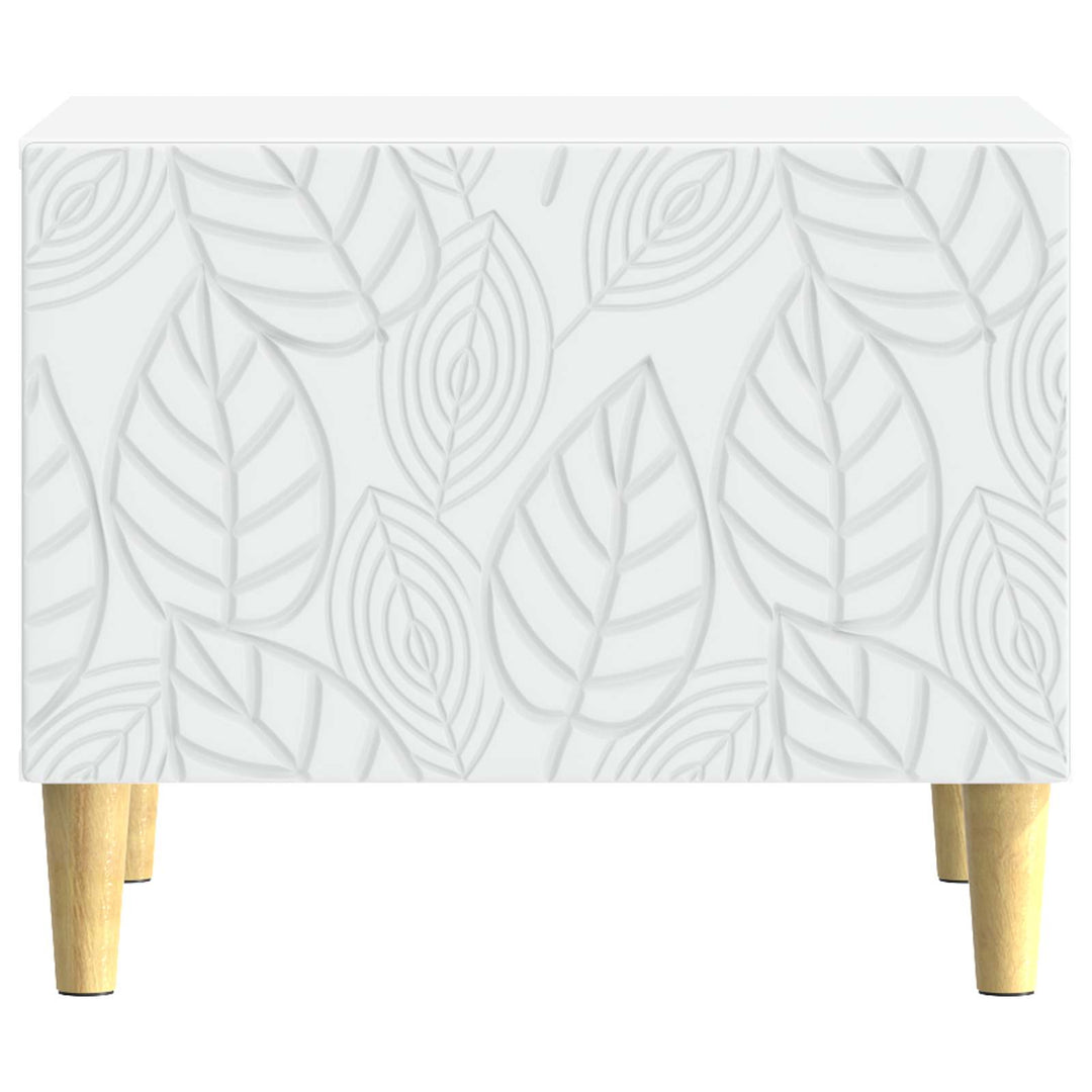 Sofabord Hvid 50 x 49 x 40 cm Konstrueret træ