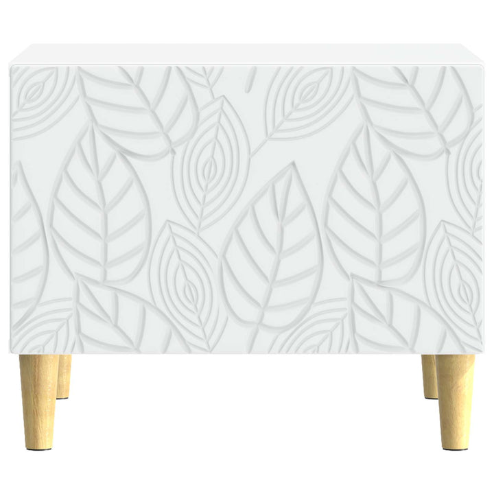 Sofabord Hvid 50 x 49 x 40 cm Konstrueret træ